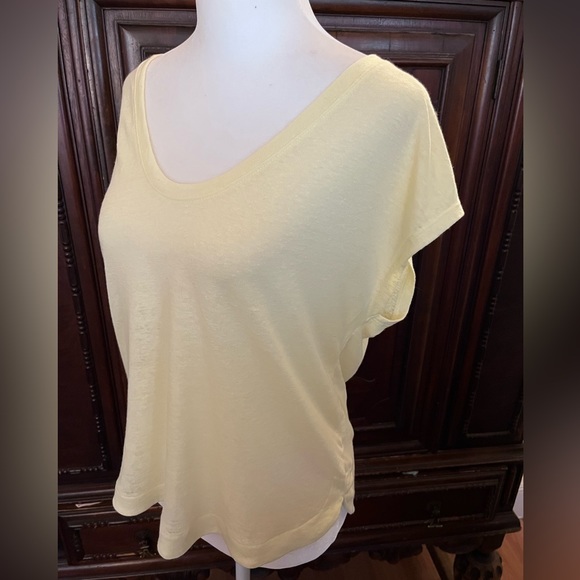 NWT Banana Republic Linen-Blend T-Shirt - Picture 6 of 14